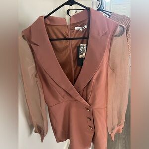 Fashion Nova Romper Blazer